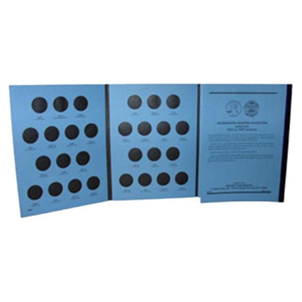 Washinton Quarters Coin Folder 6 opened Low res